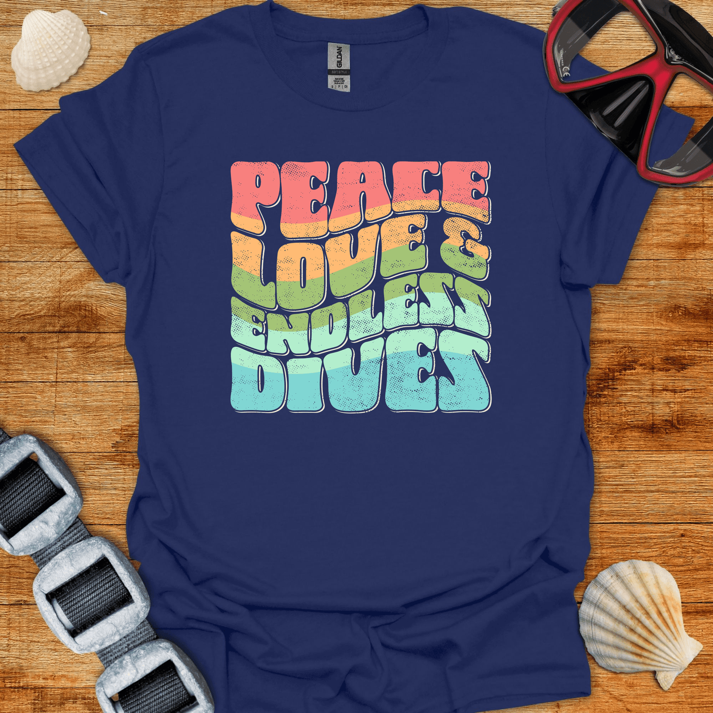 T-Shirt Navy / S Endless Dives  T-Shirt
