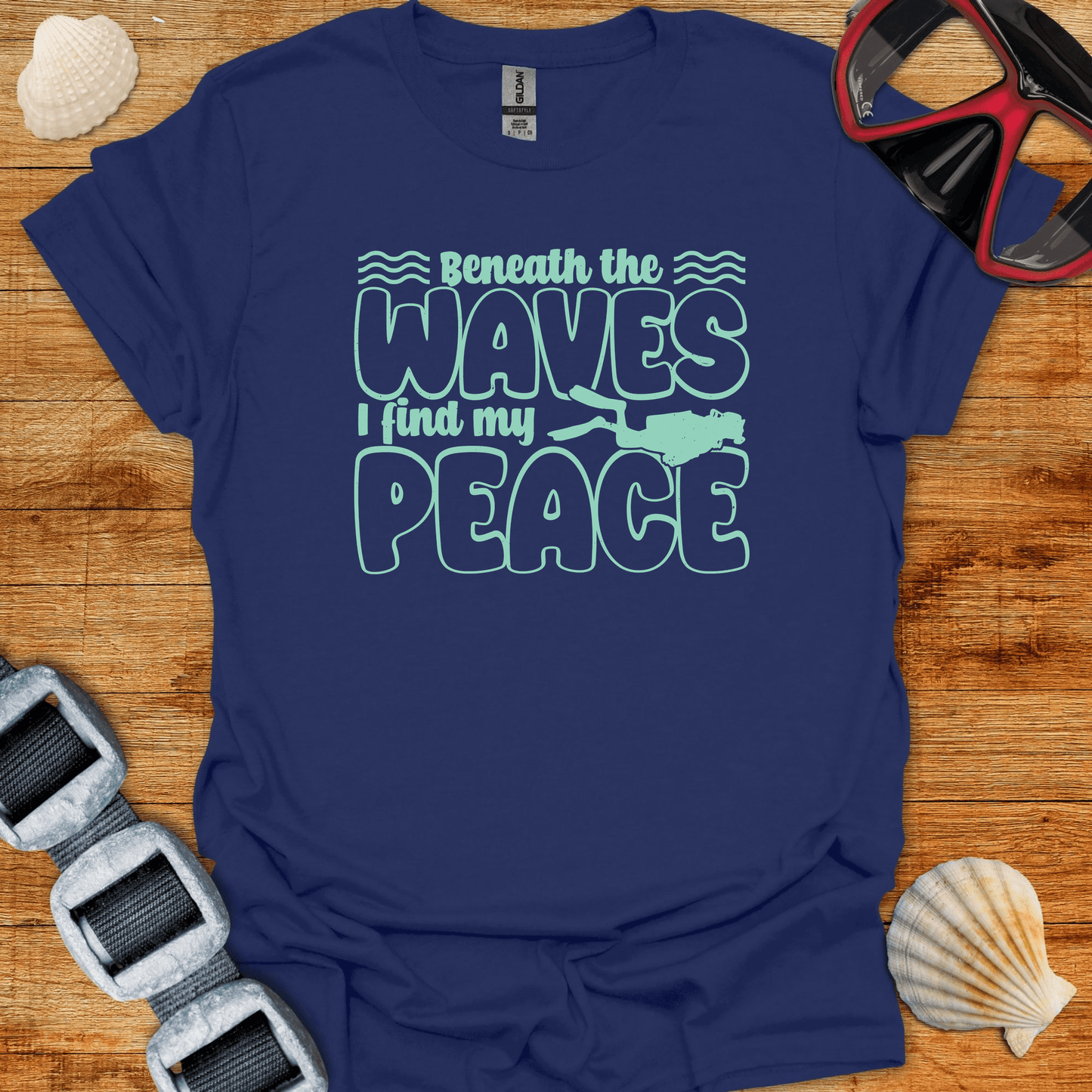 T-Shirt Navy / S Find Peace T-Shirt