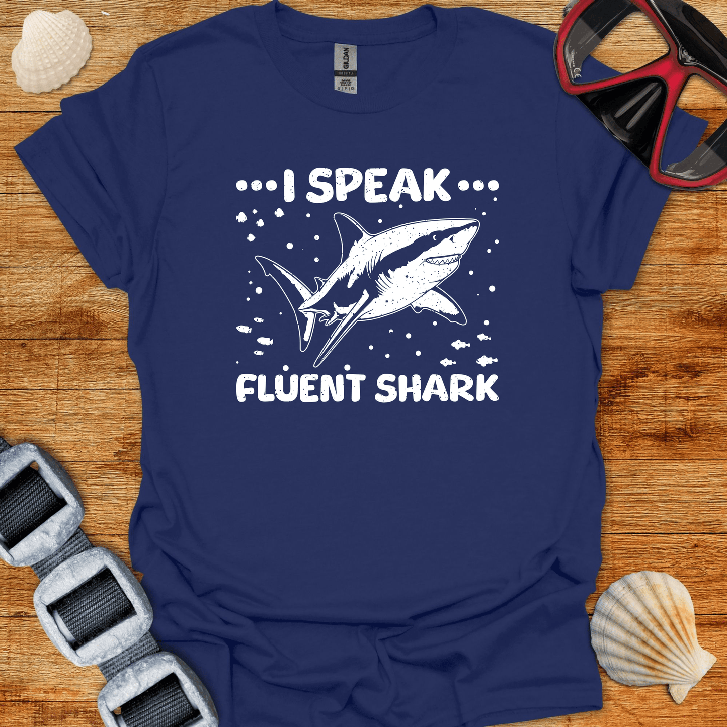 T-Shirt Navy / S Fluent Shark  T-Shirt