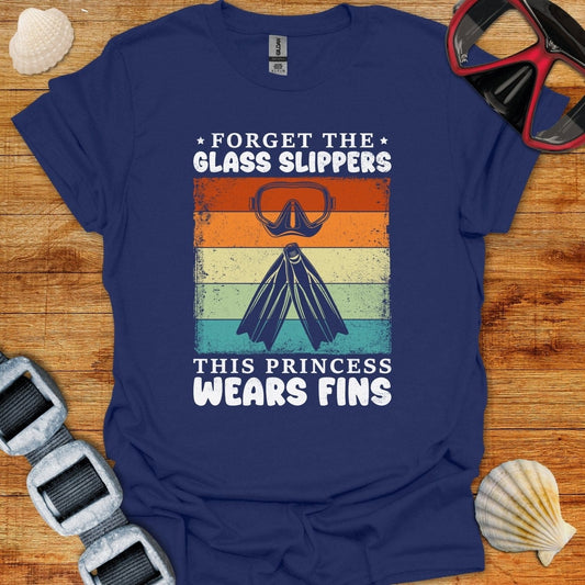 T-Shirt Navy / S Forget The Glass Slippers T-Shirt