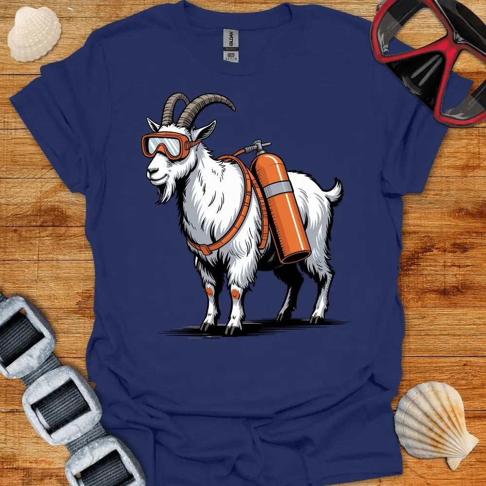 T-Shirt Navy / S Goat Diver T-Shirt