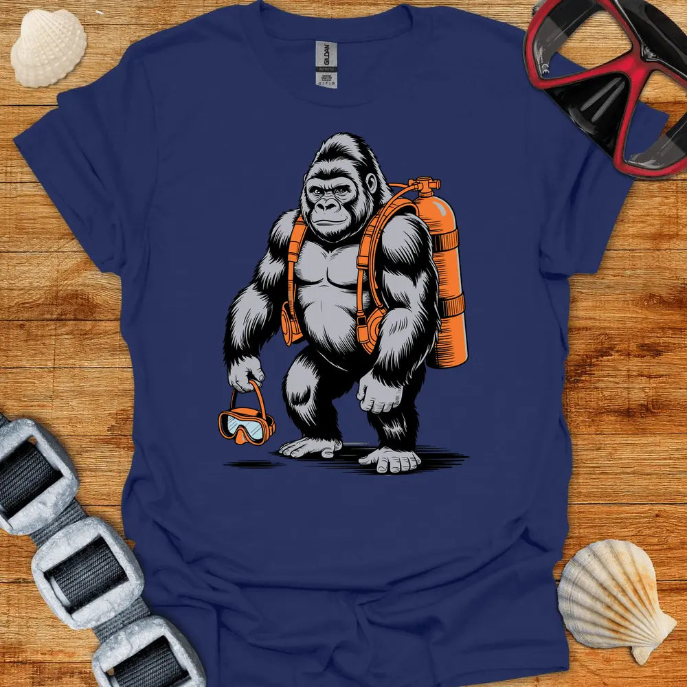 T-Shirt Navy / S Gorilla Diver T-Shirt