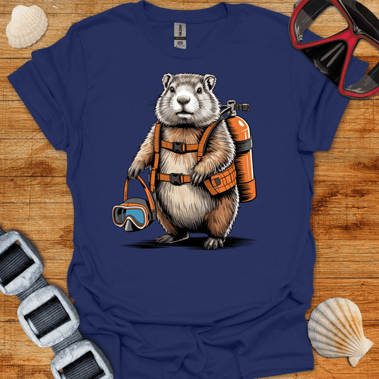 T-Shirt Navy / S Groundhog Diver T-Shirt
