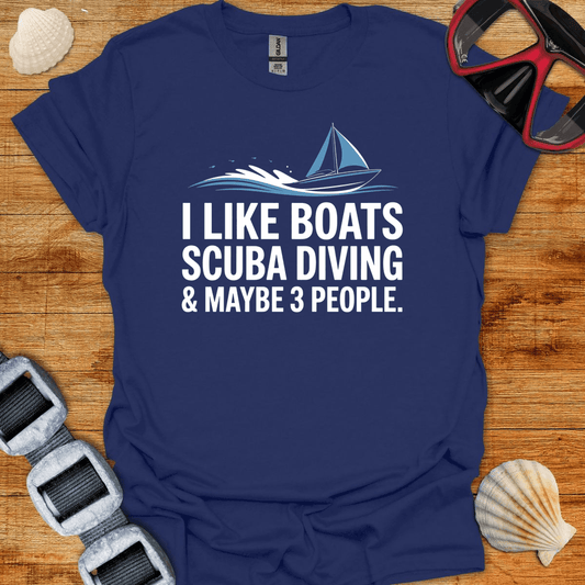 T-Shirt Navy / S I Like Boats T-Shirt