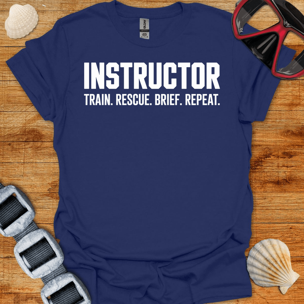 T-Shirt Navy / S Instructor Brief T-Shirt