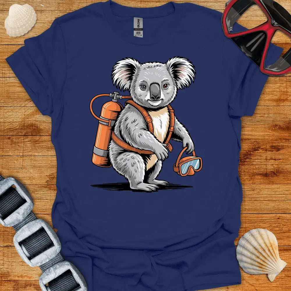 T-Shirt Navy / S Koala Diver T-Shirt