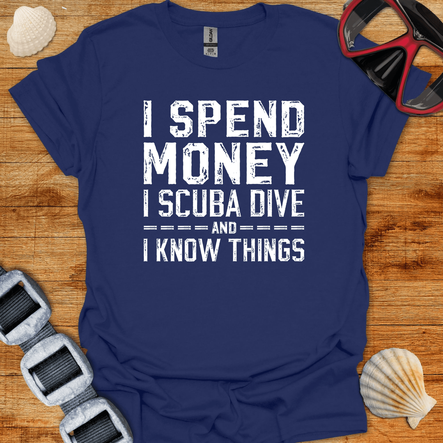 T-Shirt Navy / S Money & Diving T-Shirt