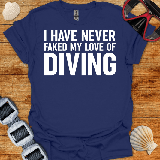 T-Shirt Navy / S Never Faked T-Shirt