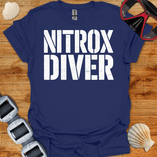 T-Shirt Navy / S Nitrox Diver Bold T-Shirt