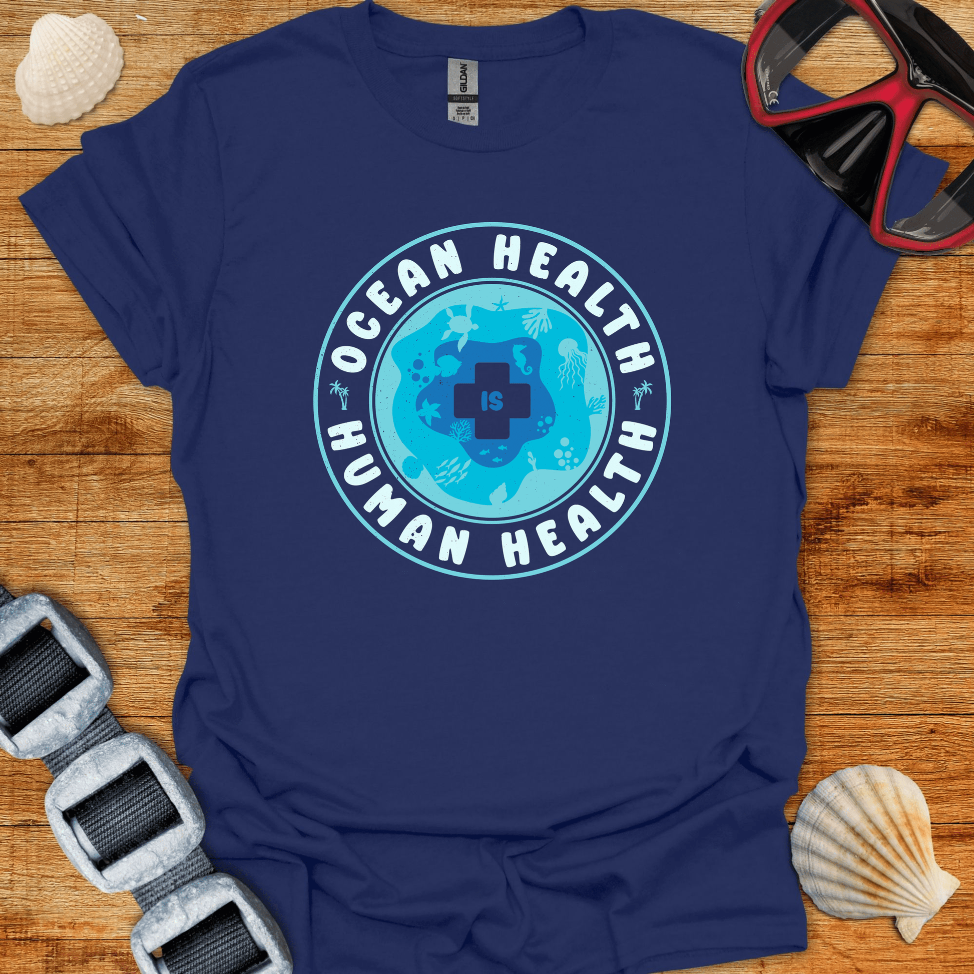 T-Shirt Navy / S Ocean Health T-Shirt