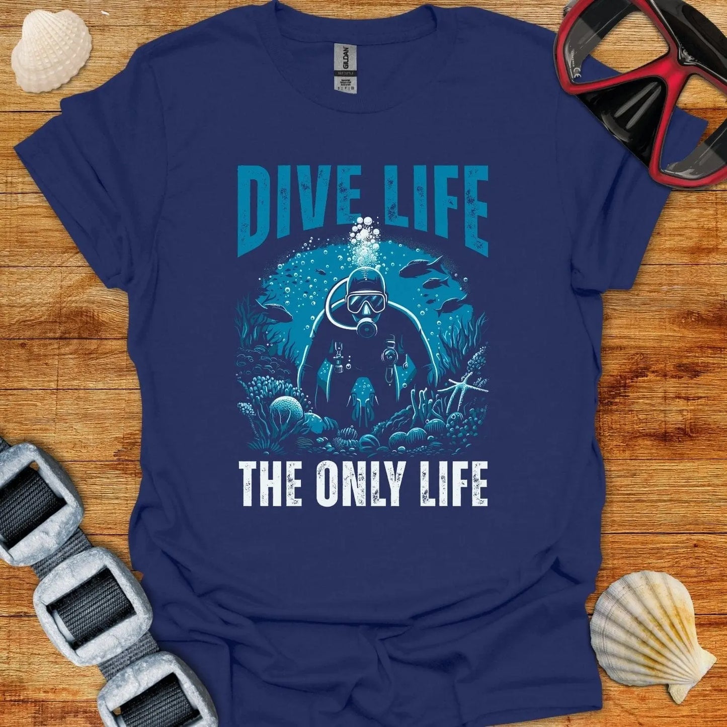 T-Shirt Navy / S Only Dive Life T-Shirt
