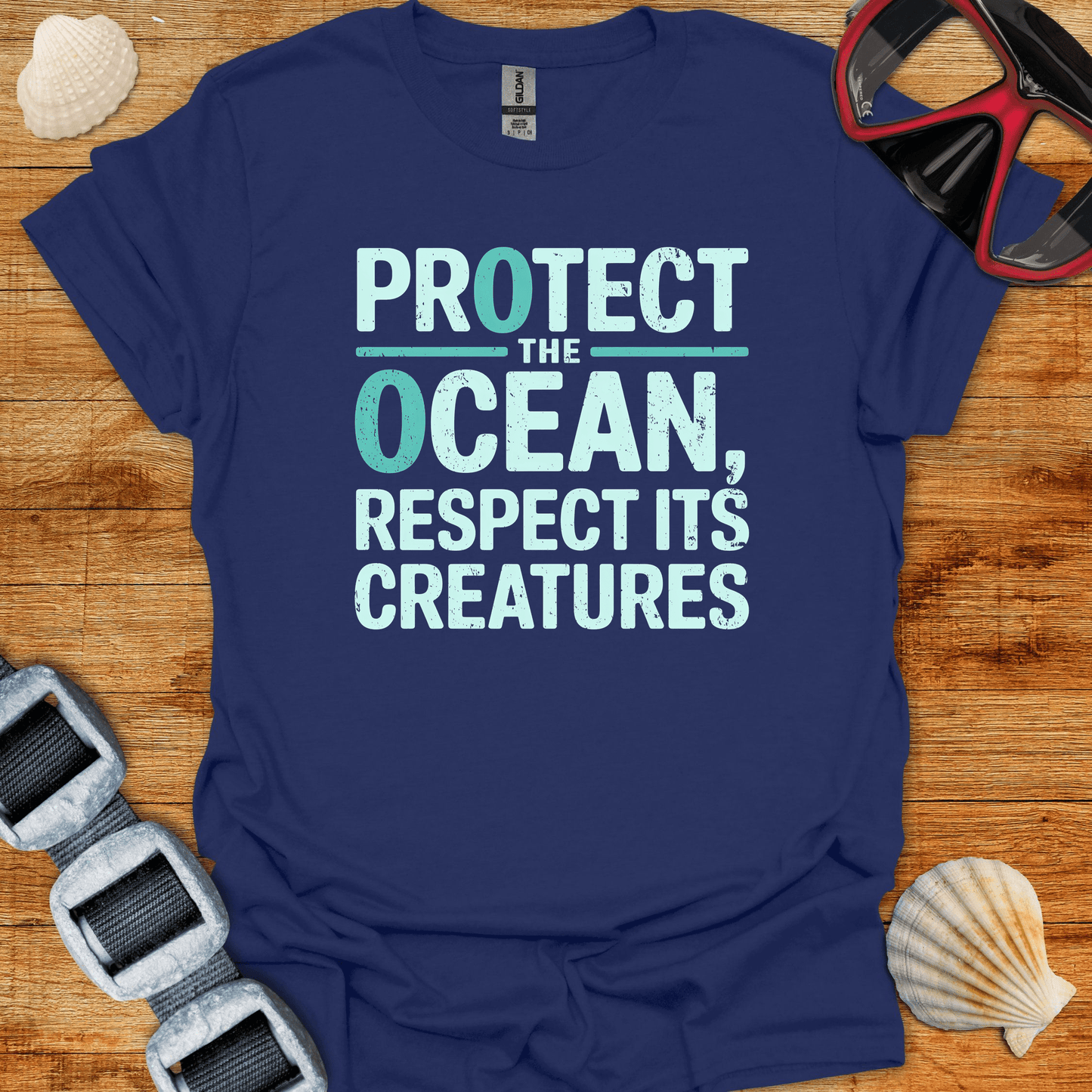 T-Shirt Navy / S Protect The Ocean T-Shirt