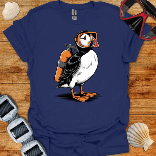 T-Shirt Navy / S Puffin Diver T-Shirt