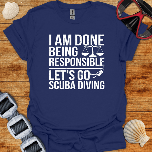 T-Shirt Navy / S Responsible Scuba T-Shirt