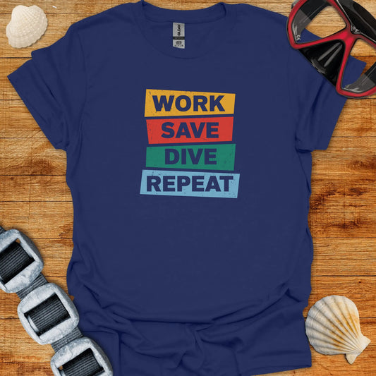 T-Shirt Navy / S Save Dive T-Shirt