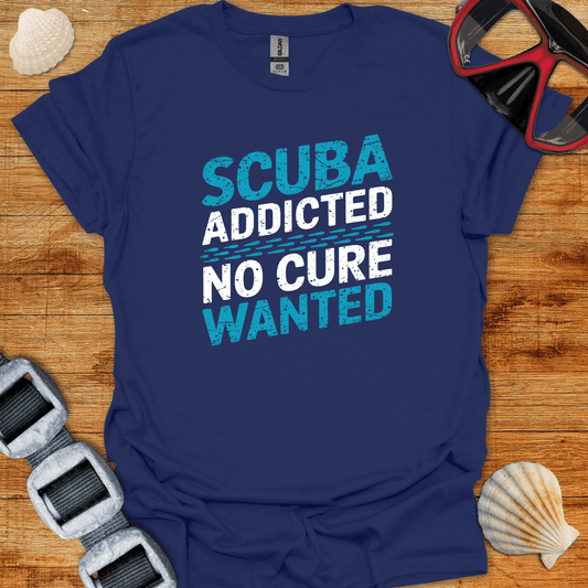 T-Shirt Navy / S Scuba Addicted  T-Shirt