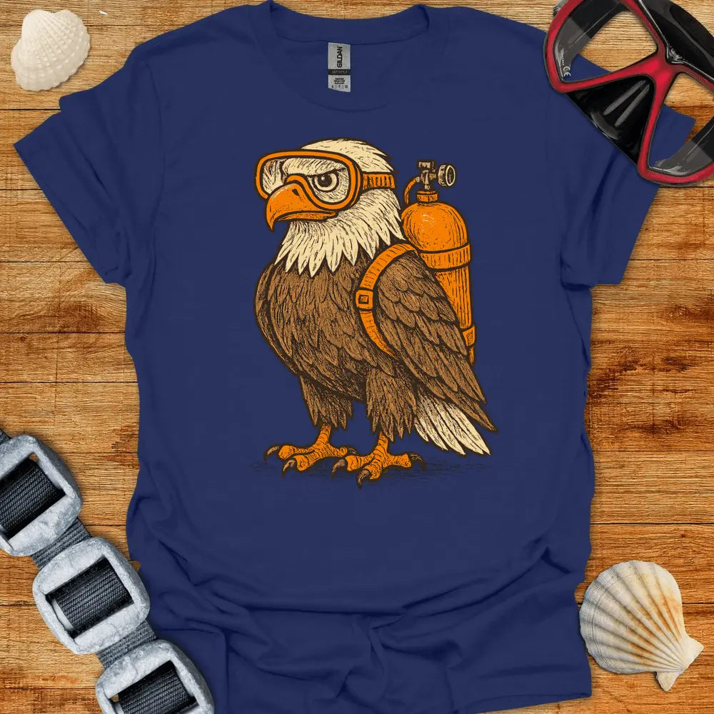 T-Shirt Navy / S Scuba Eagle T-Shirt