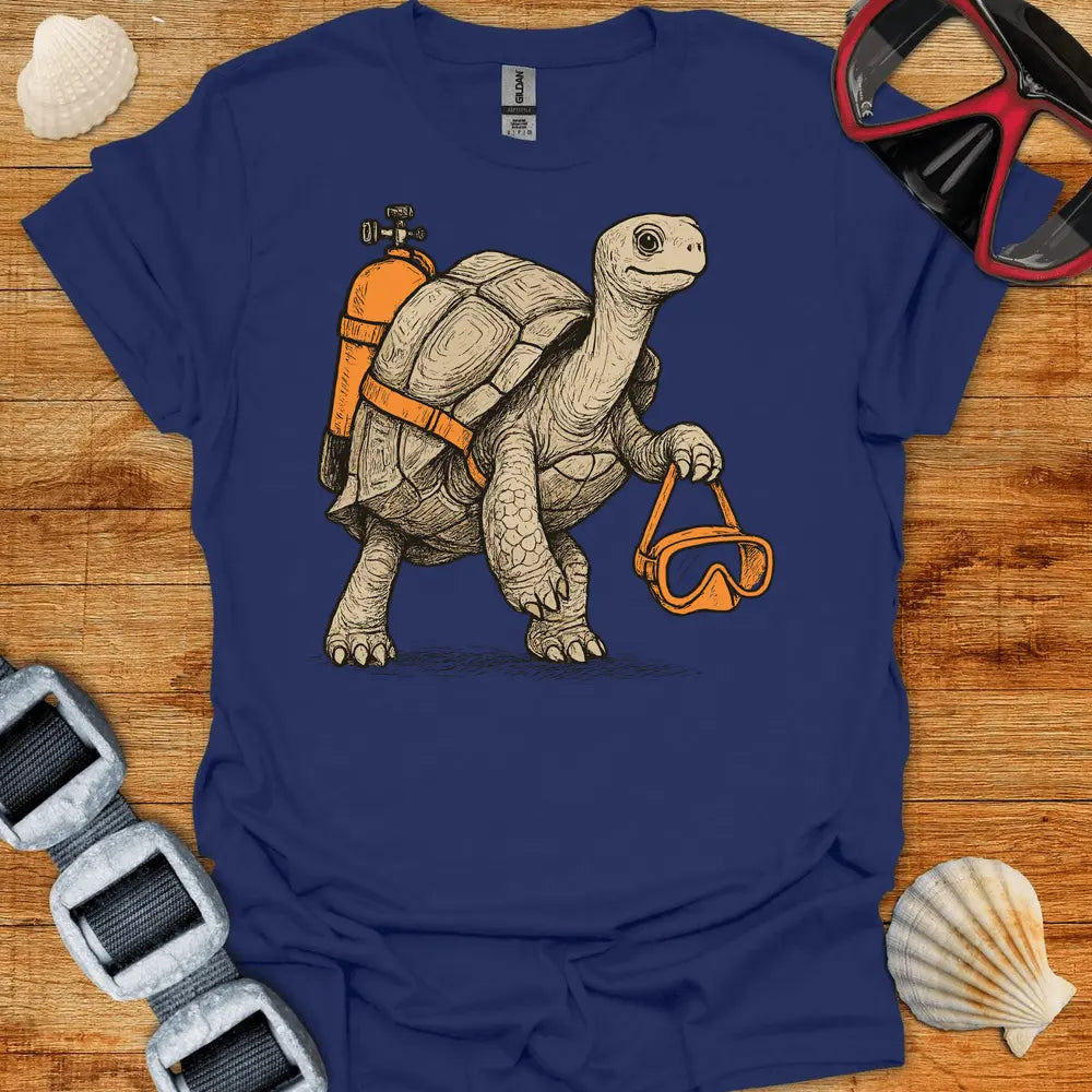 T-Shirt Navy / S Scuba Tortoise T-Shirt