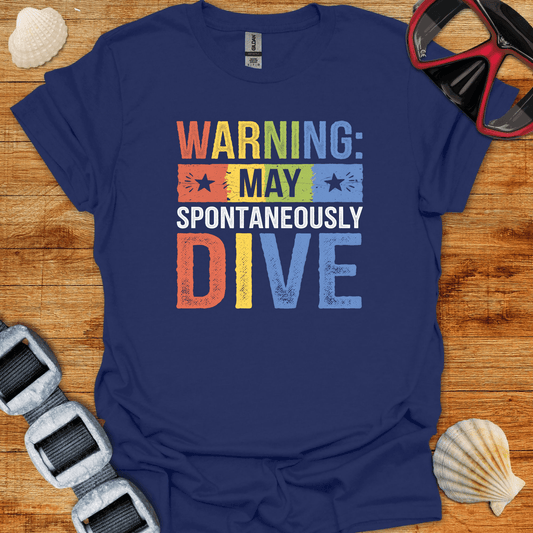 T-Shirt Navy / S Spontaneously  T-Shirt