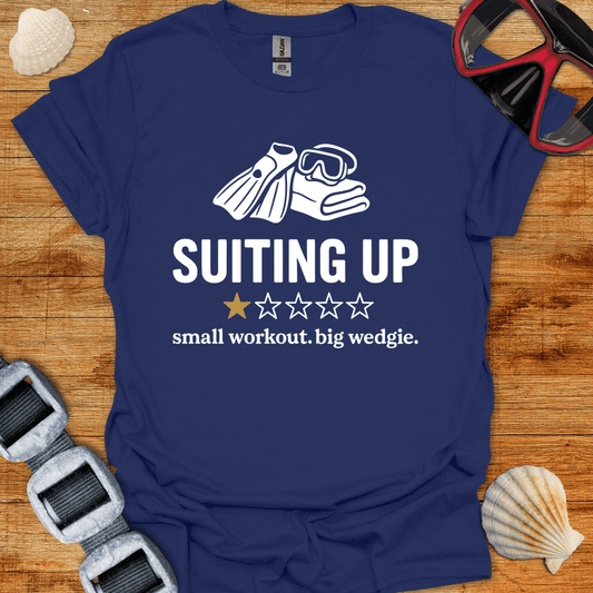 T-Shirt Navy / S Suiting Up Review T-Shirt