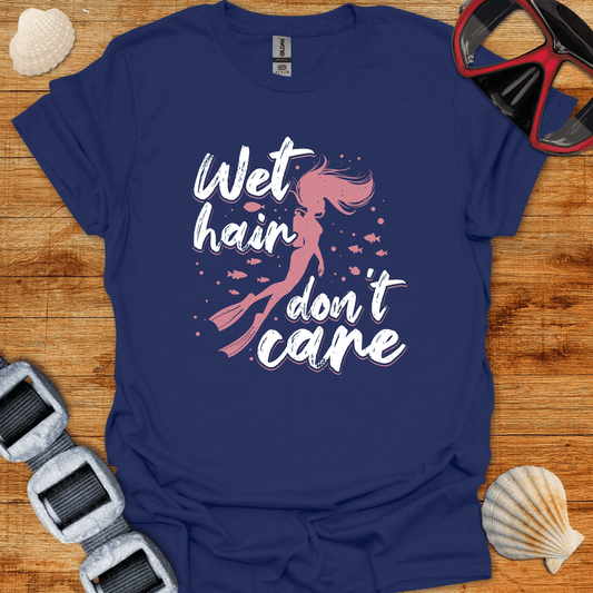 T-Shirt Navy / S Wet Hair T-Shirt
