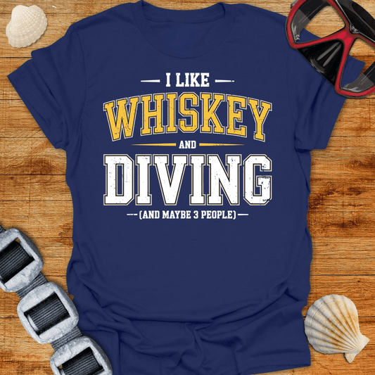 T-Shirt Navy / S Whiskey & Diving T-Shirt