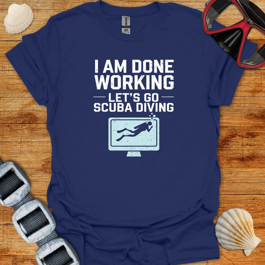 T-Shirt Navy / S Working Scuba T-Shirt