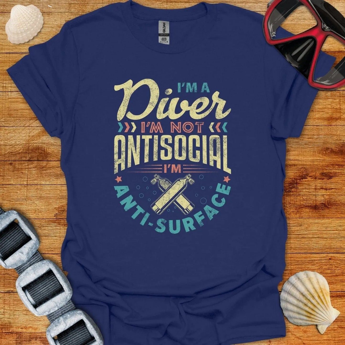T-Shirt Navy / XS Anti-Surface T-Shirt