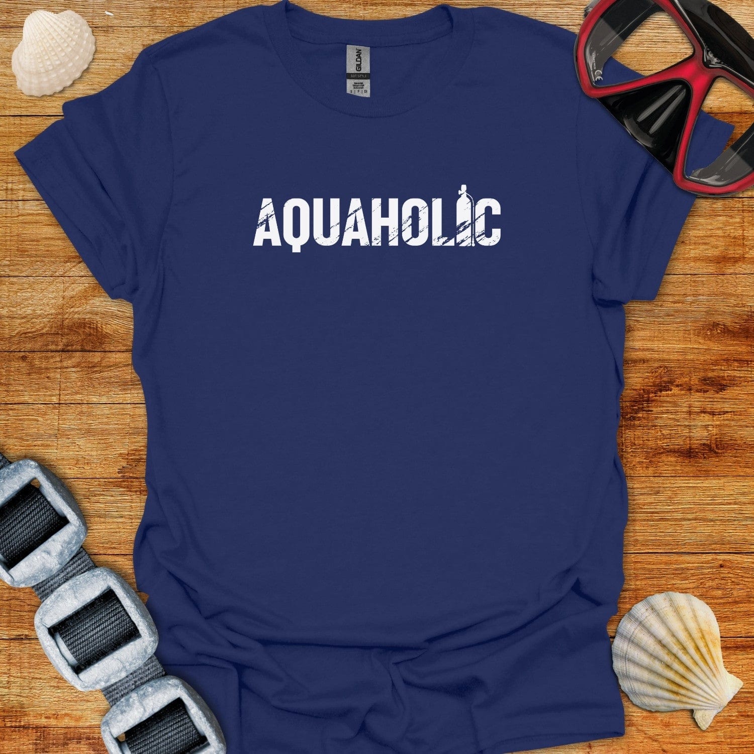 T-Shirt Navy / XS Aquaholic