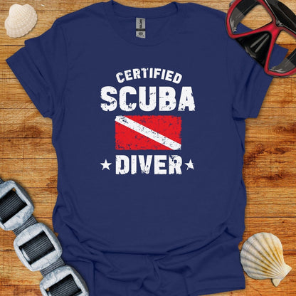 T-Shirt Navy / XS Cerified Scuba Diver