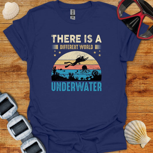 T-Shirt Navy / XS Different World Underwater