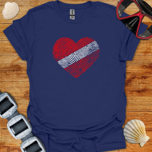 T-Shirt Navy / XS Diver Heart