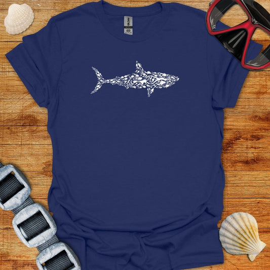 T-Shirt Navy / XS Diver Shark