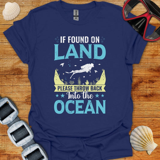 T-Shirt Navy / XS If Found On Land