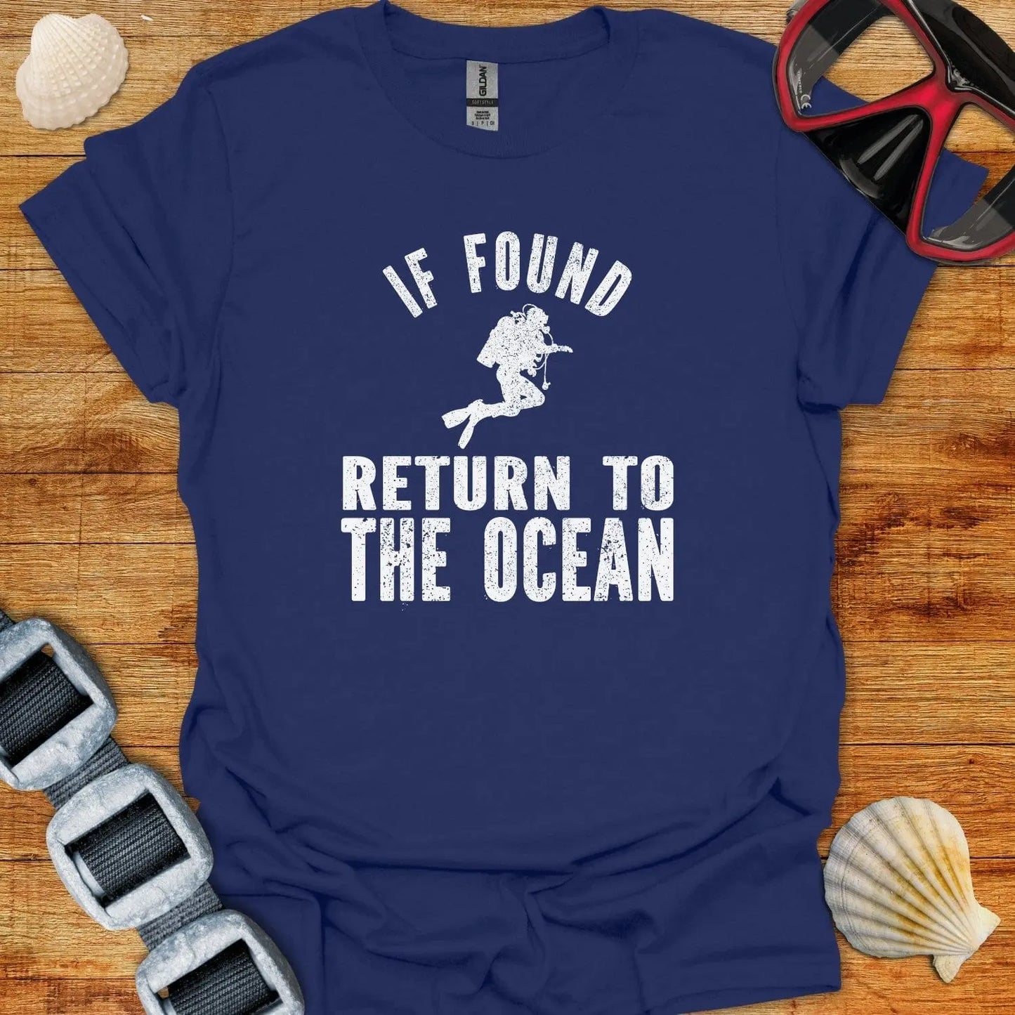 T-Shirt Navy / XS If Found Return To The Ocean