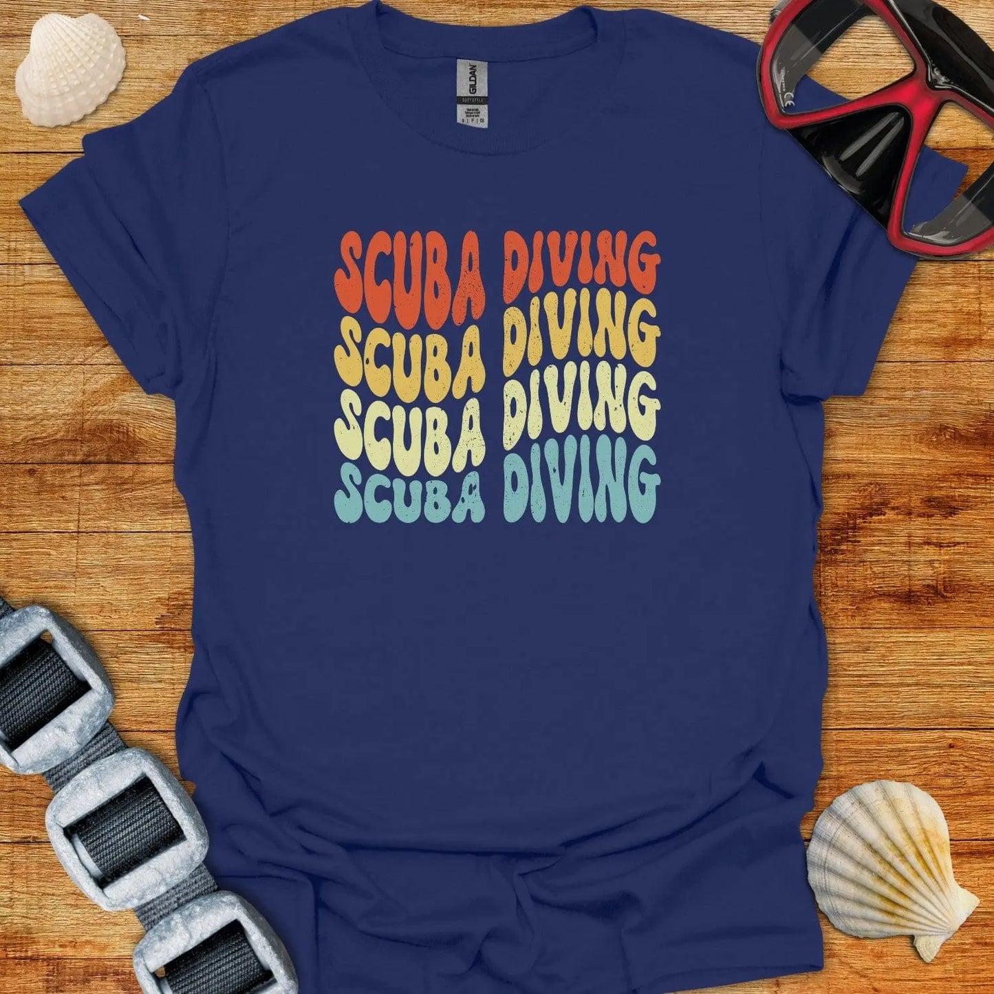 T-Shirt Navy / XS Scuba Diving