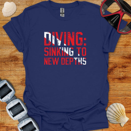 T-Shirt Navy / XS Sinking to New Depths