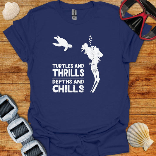 T-Shirt Navy / XS Turtles and Thrills