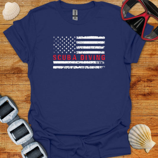 T-Shirt Navy / XS USA Flag