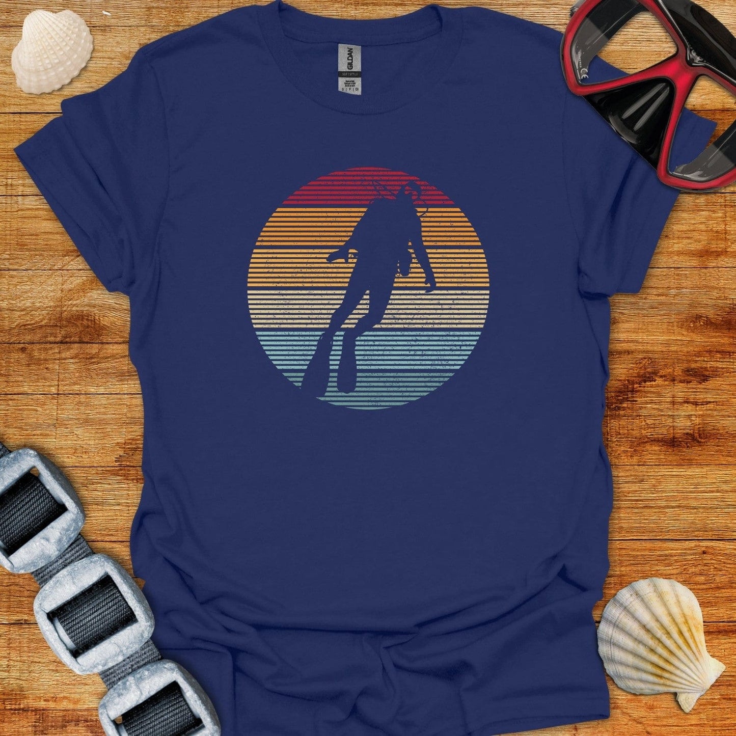 T-Shirt Navy / XS VIntage Diver