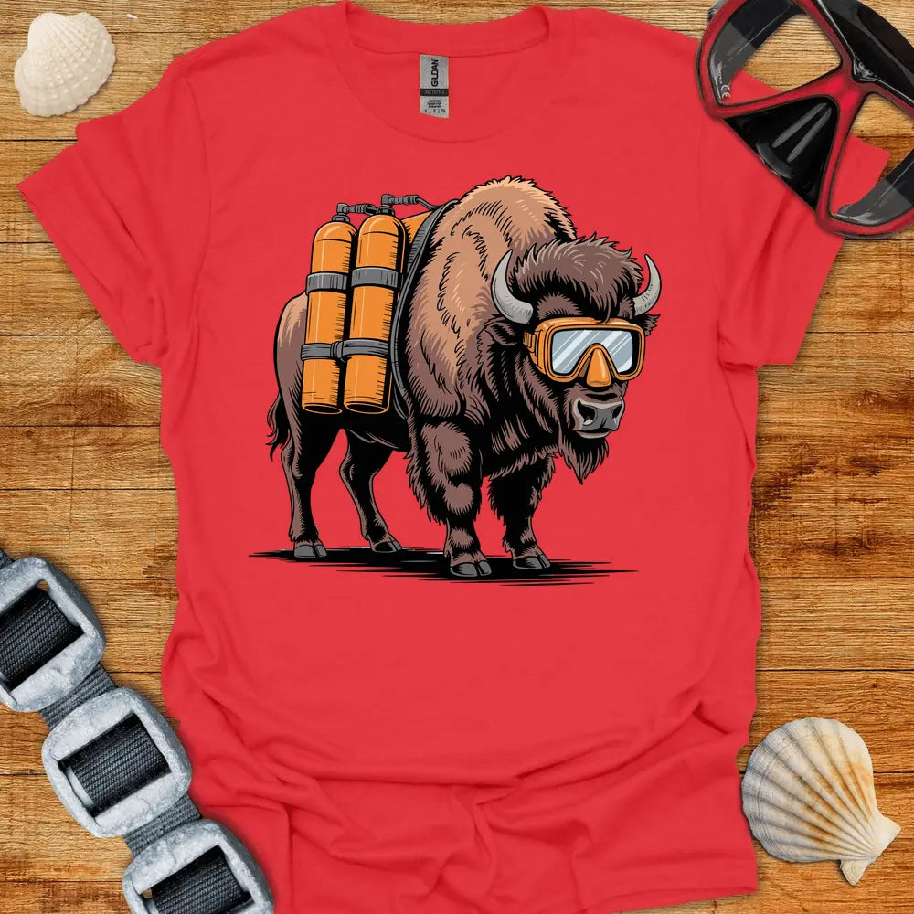 T-Shirt Red / S Byson Diver T-Shirt