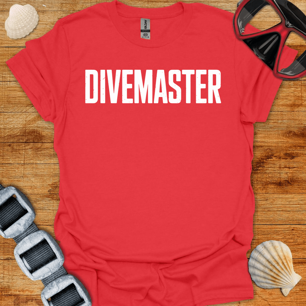 T-Shirt Red / S Divemaster T-Shirt