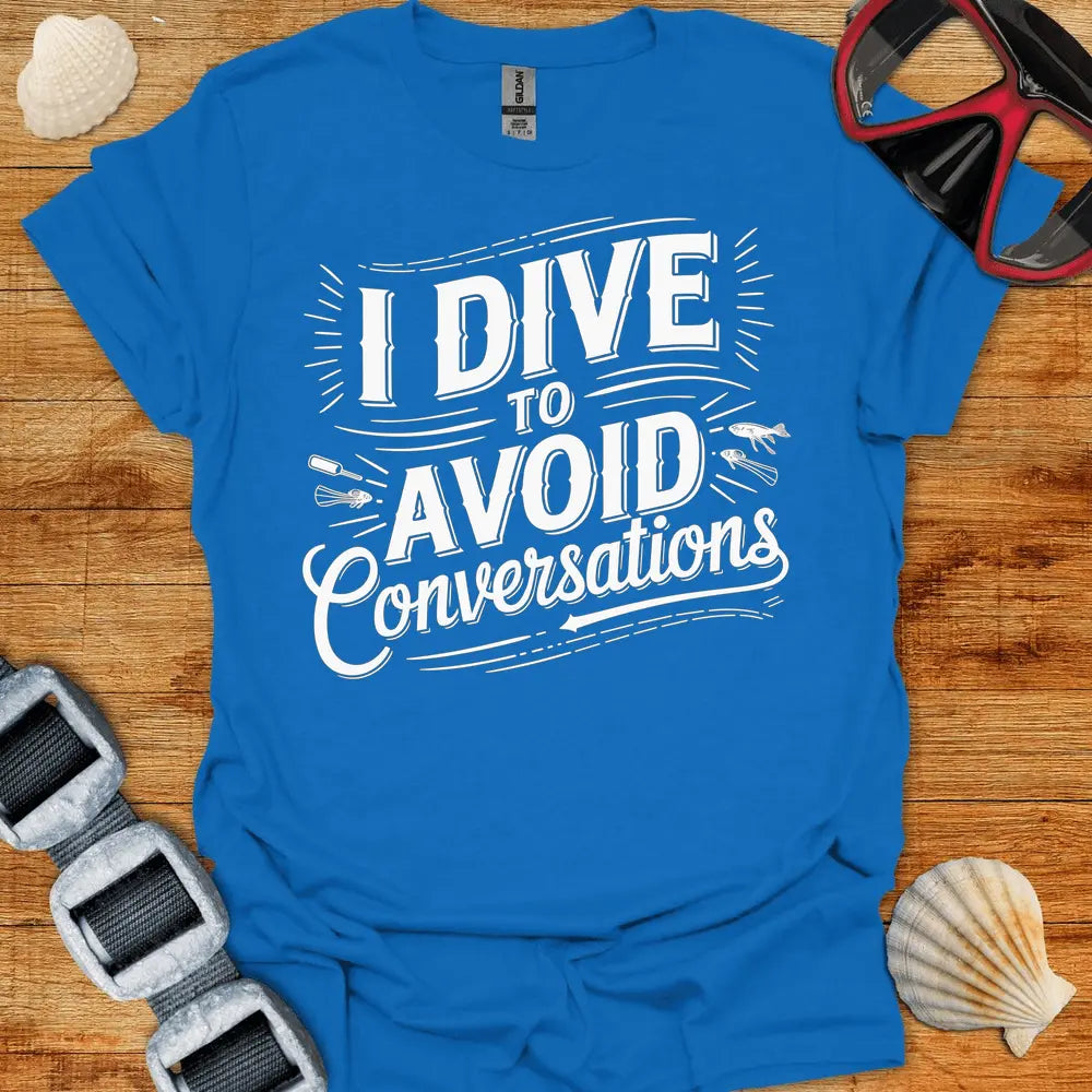 T-Shirt Royal / S Avoid-Conversations T-Shirt