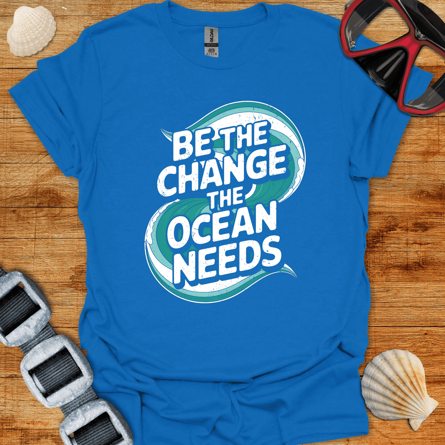 T-Shirt Royal / S Be The Change T-Shirt