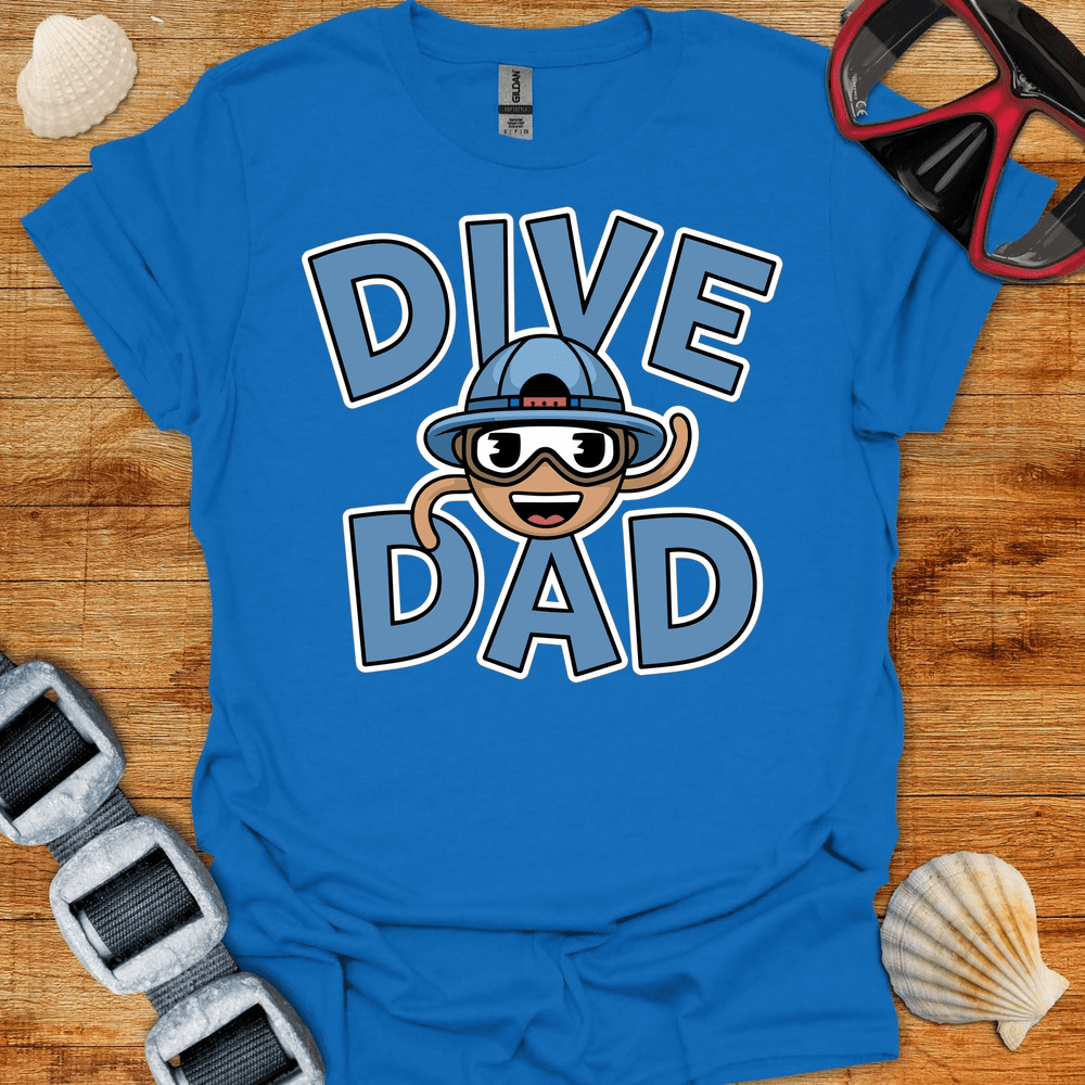 T-Shirt Royal / S Dive Dad T-Shirt