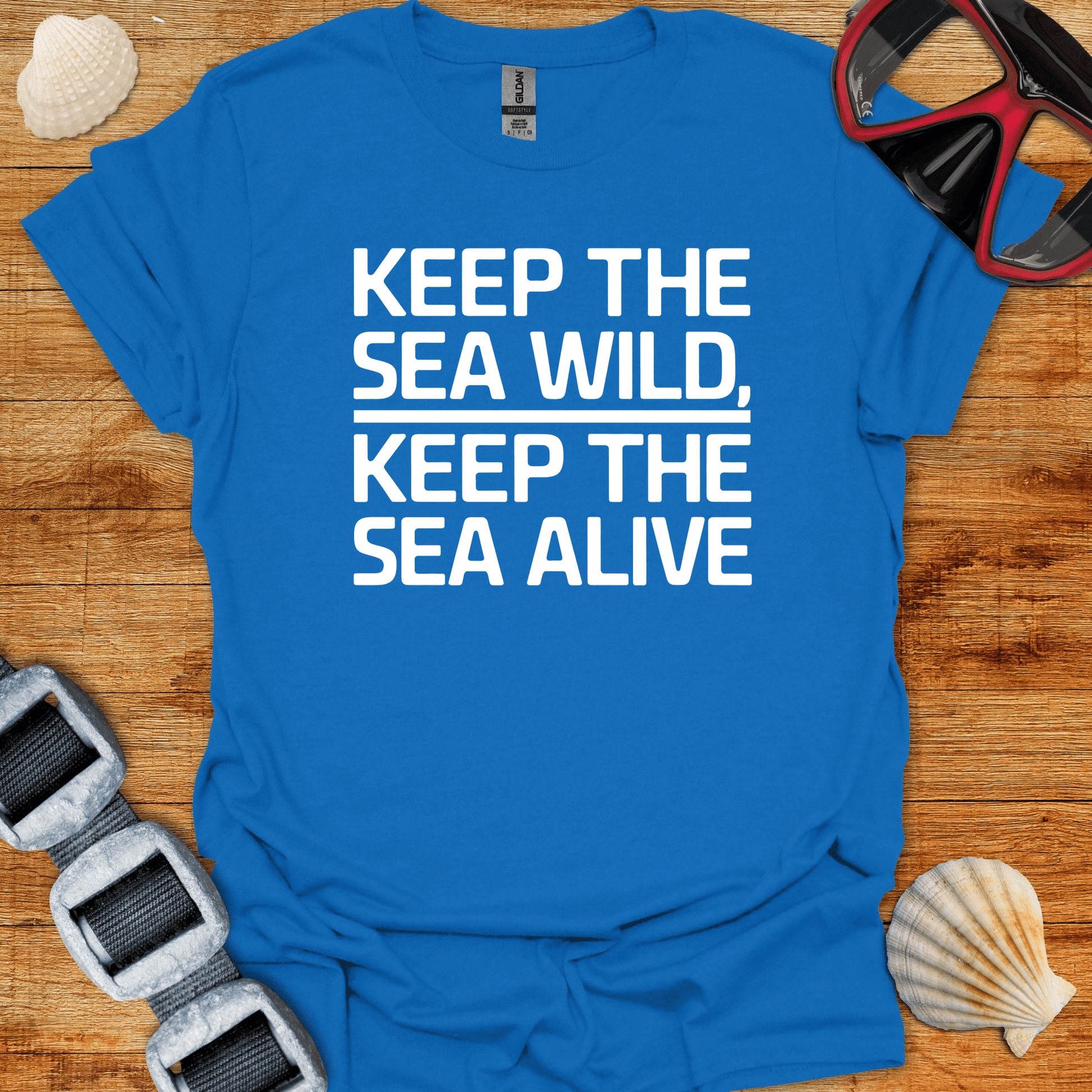T-Shirt Royal / S Keep The Sea Wild T-Shirt