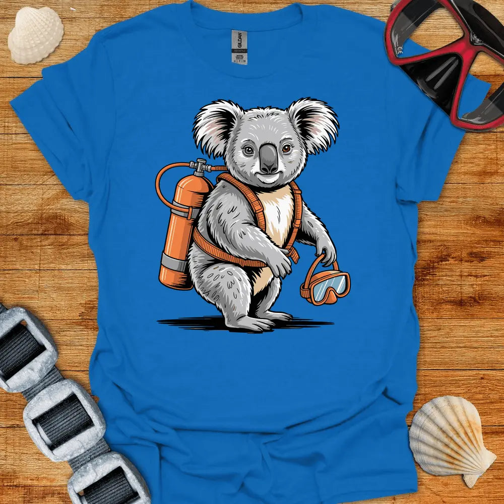 T-Shirt Royal / S Koala Diver T-Shirt