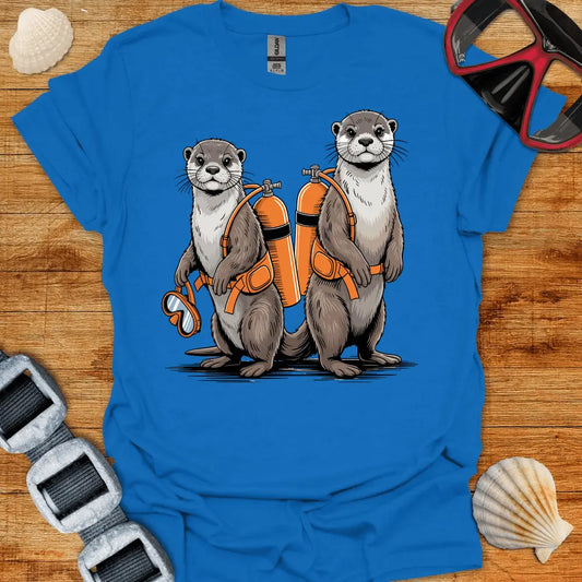 T-Shirt Royal / S Otter Divers T-Shirt