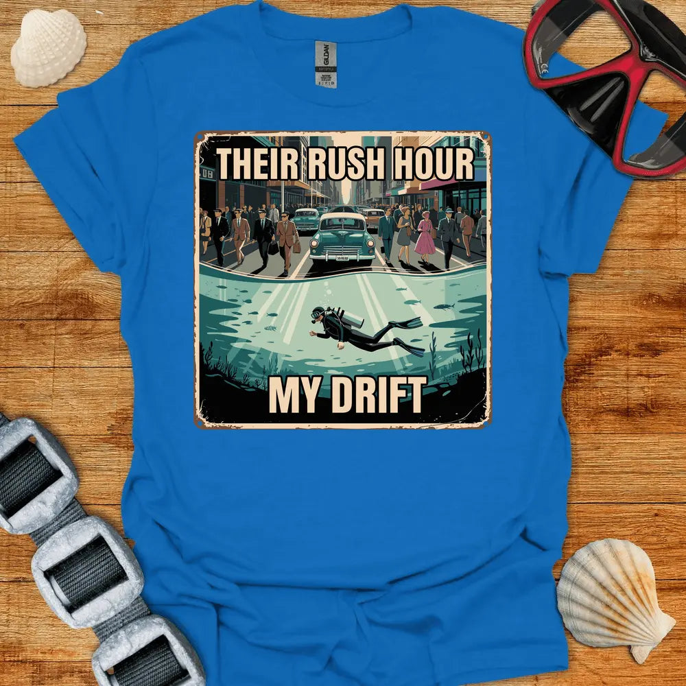 T-Shirt Royal / S Rush Hour