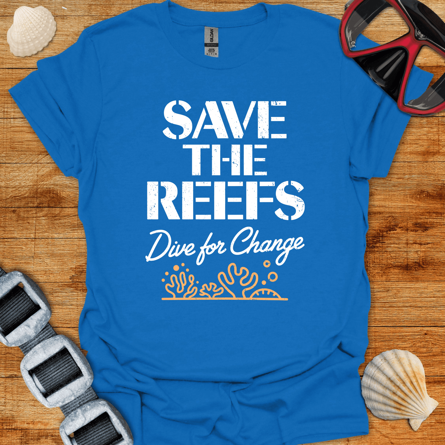 T-Shirt Royal / S Save The Reefs T-Shirt